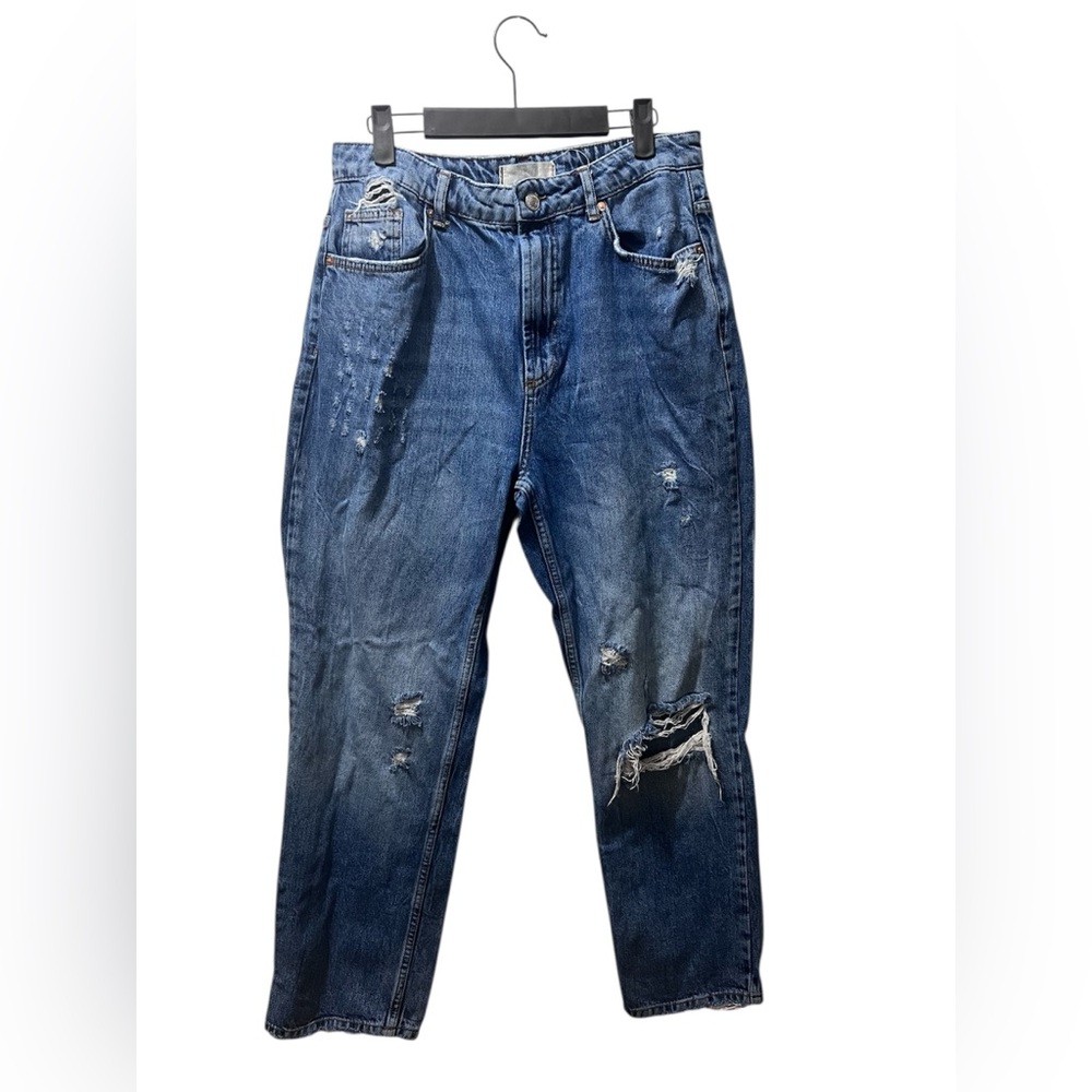 We The Free Women’s Distressed High Rise Mom Jeans Size 31